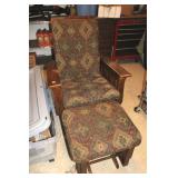 GLIDER ROCKER WITH OTTOMAN