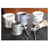 SHAVING MUGS AND COLLECTIBLES