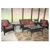 7 PC RESIN WICKER PATIO SET