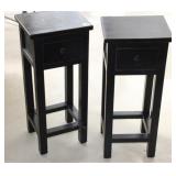 PAIR SMALL SINGLE DRAWER STANDS