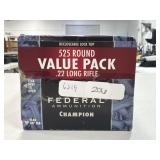 525 RD FEDERAL .22 LR AMMO 36 GR
