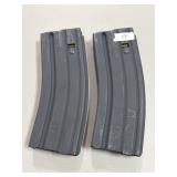 (2) OKAY INDUSTRIES METAL 30 RD MAGAZINES LOADED-