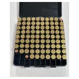 88 RDS 9MM LUGER AMMO IN CASE-GARD PLASTIC BOX