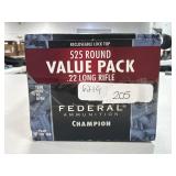 525 RD FEDERAL .22 LR AMMO 36 GR