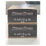 100 RDS BLAZER .45 AUTO AMMO 230 GR FMJ