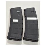 (2) PMAG-30 5.56MM MAGAZINES *LOADED* W/ 60 RDS