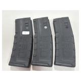 (3) TRUMP 30 RD MAGAZINES *LOADED* W 5.56MM AMMO