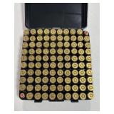 100 RDS 9MM LUGER AMMO IN CASE-GARD PLASTIC BOX