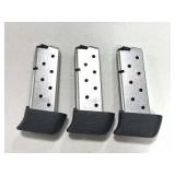 (3) KIMBER 6 RD 9MM MAGAZINES