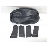 (4) LOADED GLOCK 40 S&W MAGAZINES, 9 ROUNDS EACH