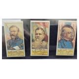 LOT OF (3) REPLICA CIVIL WAR GENERAL