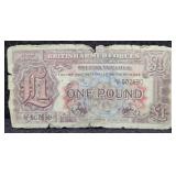 BRITISH ARMED FORCES 1 POUND NOTE