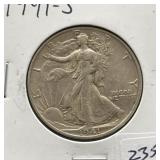 1941-S WALKING LIBERTY HALF DOLLAR