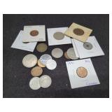 LOT OF (20) ASSORTED FOREIGN COINS