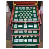 A CENTURY OF LINCOLN COINS & STAMPS - CONTAINS -