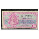 SERIES 521 TEN CENT MILITARY PAYMENT CERTIFICATE