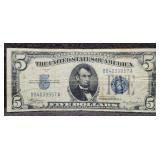 SERIES 1934 $5 SILVER CERTIFICATE (NICE