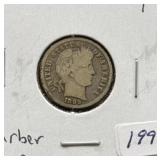 1899 BARBER DIME