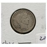 1900 BARBER DIME