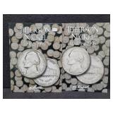 (2) JEFFERSON NICKEL BOOKS - 1962-2025 - NOT COMP