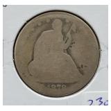 1878 SEATED LIBERTY HALF DOLLAR