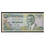BAHAMAS $1 NOTE