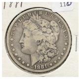 1881 MORGAN DOLLAR