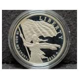 2012 STAR SPANGLED BANNER PROOF SILVER DOLLAR