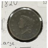 1820 LARGE CENT