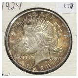 1924 PEACE DOLLAR