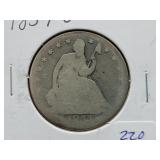 1854-O SEATED LIBERTY HALF DOLLAR