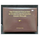 BOOK OF UNC SACAGAWEA DOLLARS & STAMPS -