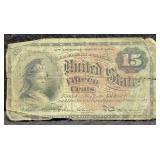 4TH ISSUE U.S. FRACTIONAL 5 CENT (1869-1875)