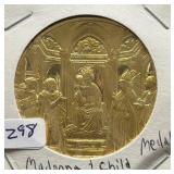 MADONNA AND CHILD WITH SAINTS MEDAL