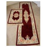 Hand Made China Runner Rug & Door Rug