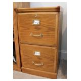 Vintage Wooden Filling Cabinet (No Key)