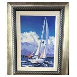 A serigraph ï¿½High Windsï¿½ by Alex Pauker