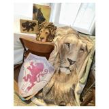 Lion collecting