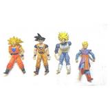 Set of four Dragon Ball Z action figures