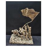 MARINES RAISE THE FLAG AT IWO JIMA IN STERLING