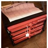 THORSEN 4 DRAWER HARDWARE CABINET W/FASTENERS