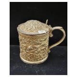 ANTIQUE SMALL SILVER 3' TANKARD - ANGLO-INDIAN