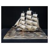 STERLING SILVER CLIPPER SHIP BY SEKI TAKEHIKO -