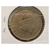 1952 EAST AFRICA ONE SHILLING COIN