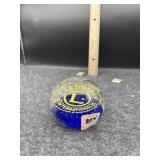 LION'S CLUB PAPERWEIGHT