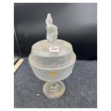 GILLINDER STYLE WESTWARD HO PEDESTAL COMPOTE