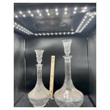 (2) WINE DECANTURS