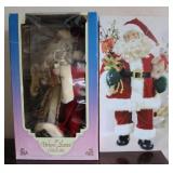 (2) 18" Deluxe Santa Claus