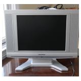 Vintage 16" Sylvania Silver 20in LCD TV