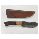 10' DAMASCUS FIXED BLADE KNIFE